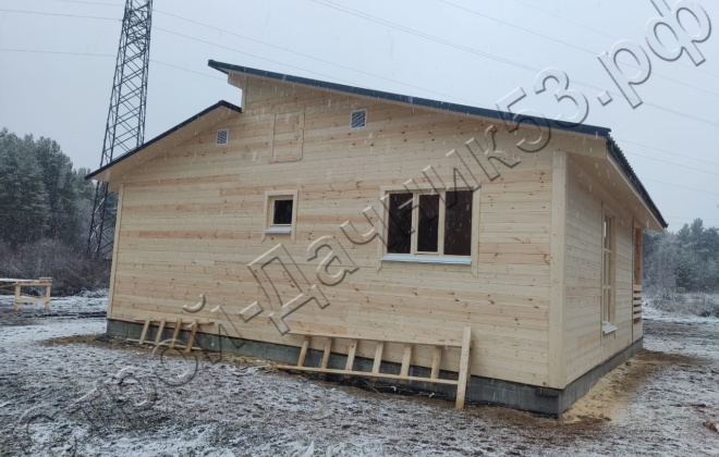 3 Каркасный дом Д-2, 9x9м, 81М², Республика Карелия, Олонецкий район, посёлок Ильинский (9)